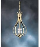 Kichler 2531PB Dover 3 Light Single Tier Chandelier in Polished Brass