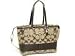 Authentic Coach Signature Stripe Multifunction Tote Diaper Laptop Bag 17443