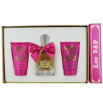 VIVA LA JUICY by Juicy Couture Gift Set for WOMEN: EAU DE PARFUM SPRAY 3.4 OZ & BODY LOTION 4.2 OZ & SHOWER GEL 4.2 OZ