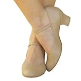 Capezio Women's 459 Suede Sole Jr. Footlight Character Shoe