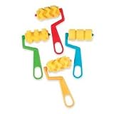 Chenille Kraft Company : Pattern Paint Roller, Foam, Zig Zag/Waves/Dots/Stripe -:- Sold as 2 Packs of - 4 - / - Total of 8 Each