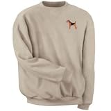 Sueded Airedale Terrier Fleece Sweatshirt