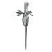 Colonial Williamsburg Orchid & Dragonfly Rain Gauge