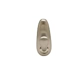 3M Command FC12-BN Forever Classic Medium Metal Hook, Brushed Nickel