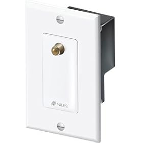 New brand Niles C5-VWM Video Faceplate Insert - 1-gang - RCA Composite Video Out by 