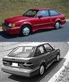 88 1/2-90 Ford Escort -4dr- Razzi ABS Aero-Flex Full Air Dam Kit -4 pcs-