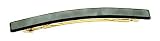 France Luxe Long Skinny Barrette - Nacro Dark Green