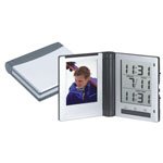 Zone Traveler Clock With Photo Frame