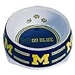 Michigan University NCAA Dog Food Water Bowl Large