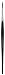 da Vinci Watercolor Series 35 Maestro Paint Brush, Round Long Taper Kolinsky Red Sable, Size 4 (35-04)