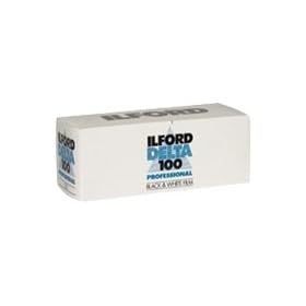 Ilford Delta Pro 100 120 Fine Grain Medium Speed, Black and White Film, ISO 100, 120 Size... by Ilford