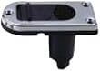 PERKO SPARE PLUG IN BASE W/ SLIDE COVER 2 PIN CHROME PLATE