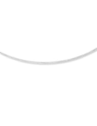 Sterling Silver 16in Fancy Neckwire Necklace. Metal Wt- 6.4g