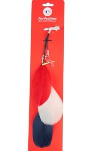 St. Louis Cardinals Team Color Feather Hair Clip
