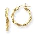 Jewelry : 14k Polished 2.25mm Twisted Hoop Earrings