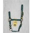 Hamilton Deluxe 1" Nylon Horse Halter with Adjustable Chin and Snap, Dark Green, Large (1100-1600 lbs)