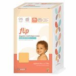 Flip Day Pack: 2 One-Size Snap Closure Diaper Covers & 6 One-Size Stay-Dry Inserts - Zinnia