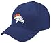 Denver Broncos Basic Logo Brushed Cap Structured Adjustable Cap