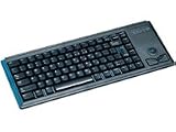 Cherry G84-4400 PRBEU Tastatur PS/2 84 Tasten IBM MF US + Trackball Schwarz