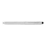 ~:~ A.T. CROSS COMPANY ~:~ Tech3 Retractable Ballpoint Pen, Chrome Barrel, BLK/RD Ink, Fine Point