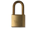 Yale P120/60/135/1 M/P Padlock Brass 60mm