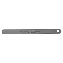 Precision Brand Steel Thickness Feeler Gage, Inch, 1/2" Width, 5" Length (Pack of 10)