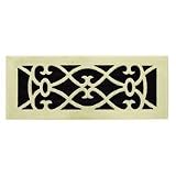 American Metal RU412TSN-R Satin Nickel Floor Register - 4x12