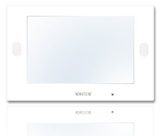 Waview 15" Waterproof HD Ready LCD TV with Freeview(White-Built in Speakers)
