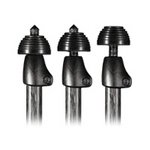 Manfrotto MN-190SPK2N Rubber/Spiked Foot - S/Steel (Set of 3)
