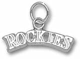 Colorado Rockies &acute; Rockies &acute; 1 / 8 &acute; Charm - Sterling Silver Jewelry - B0000DHX4X