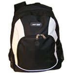 Just Air Inflatable Back Pack with MP3 Player Pocket, Black/White (FREE SHIPPING)