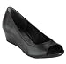 Cole Haan Women's Air Tali Open Toe Wedge 40 (Black, 9.5)