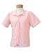 Dickies Women's Stretch Poplin Classic Shirt - Short Sleeve Size:XL Color:Pink