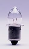 4 watt 7.2 volt B3.5 Single Contact Miniature Flanged (PX13.5s) Base Eiko Light Bulb