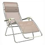 Patio Recliner Chairs - Lafuma 40480 Padded Polycotton RSX Zero Gravity Outdoor Folding Patio Recliner Chair - Green - Standard