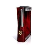 Xbox 360 Complete skin with matching Controller Skin - Crimson Quantum