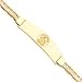Jewelry : 14K Boston Red Sox Lg Pol Logo Id Bracelet W/Anchor Link