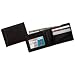 Embassy Mens Bi-Fold Wallet Genuine Leather Exterior&Man-Made Interior Space For Credit Cards