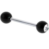 Crystalline Gem STILL WATERS Barbell Tongue Ring