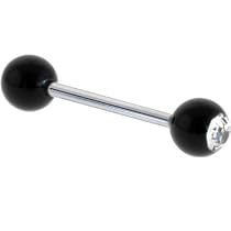 Crystalline Gem STILL WATERS Barbell Tongue Ring