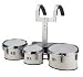 CB 3712 White Marching Trio Toms - 8", 10", 12"