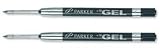 Parker Quink Gel Ball Pen refill Medium Black blister card (Pack x 2)