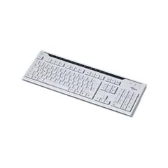 Fujitsu KB500 105 Tasten USB-Tastatur Deutsch grau