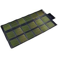 Brunton SOLARIS 52 CIGS Foldable Solar Panel (Black/Silver, 12 Volt)