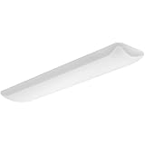 Lithonia Lighting FMLL 9 30840  4-Feet 4000K LED Low Profile Lightpuff with White Acrylic Diffuser