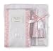 SwaddleDesigns Swaddle Designs Pastel Pink Swaddling Blanket,Baby Lovie, and Two Burping Clothes Gift Set