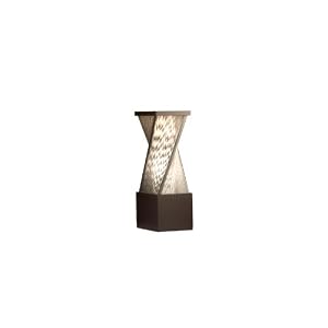 Nova Lighting 11038 Torque Accent Floor Lamp, Dark Brown Wood and Silver String with White...
