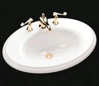 Bathroom Sink Drop In Self Rimming by Kohler - K-2950-1 in Biscuit