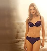 Rosie for Autograph French Designed Rose Lace Padded A-E Bra with Silk