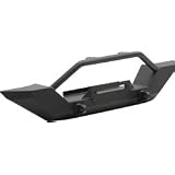 Smittybilt 76801 XRC Textured Black Front Bumper with Winch Plate